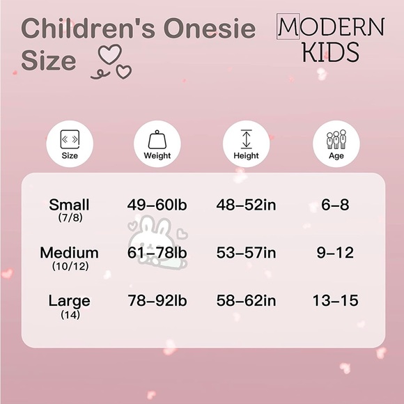 Girls Onesie Pajamas One Piece Plush Fleece Costume Pjs For Girls Size Large - Picture 6 of 8